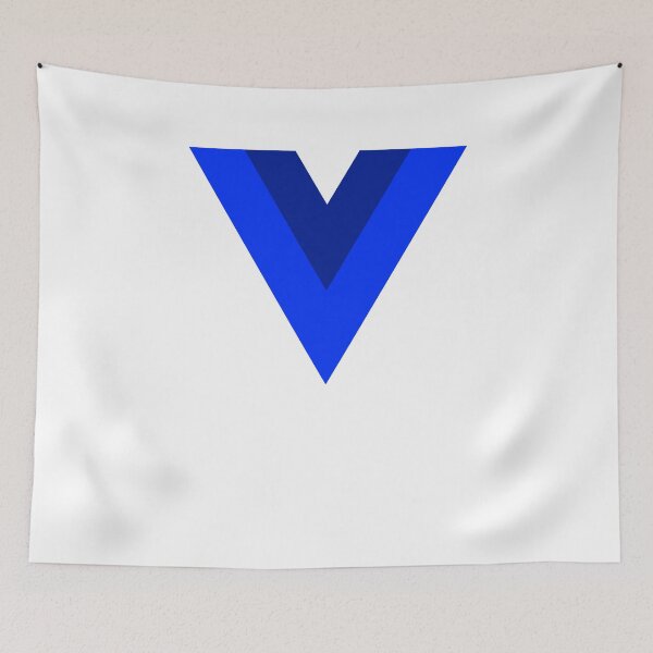 Item preview, Vue.js Framework (Blue) Official Logo T-Shirt designed and sold by Rainwater Merch.