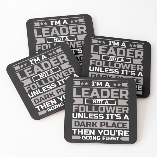 Item preview, Funny I'm A Leader Not A Follower designed and sold by AlienOccupation.