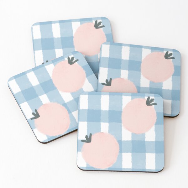 Item preview, Oranges on Blue Gingham designed and sold by franklins-nook.