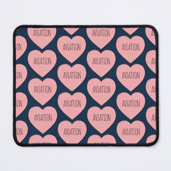 Item preview, I Love Aviation Pink Heart designed and sold by MaryAller.
