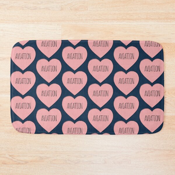 Item preview, I Love Aviation Pink Heart designed and sold by MaryAller.