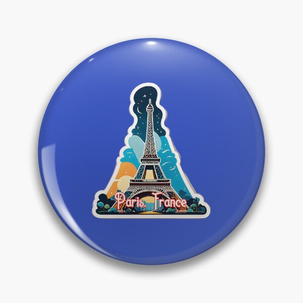 Item preview, Paris France Eiffel Tower Sticker designed and sold by Devo07.