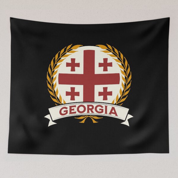 Item preview, Georgia Coat of Arms - The Kingdom of Georgia Heraldry designed and sold by Agema Apparel.