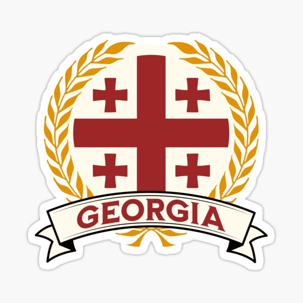 Item preview, Georgia Coat of Arms - The Kingdom of Georgia Heraldry designed and sold by Agema Apparel.