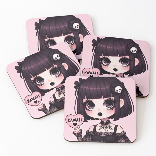 Item preview, Kawaii lol Goth Girl designed and sold by StickyGuys.