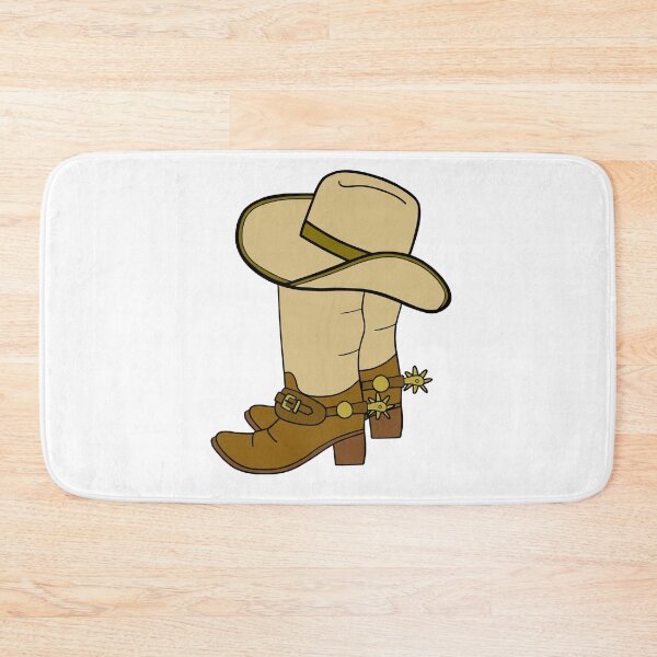 Item preview, Brown Cowboy Boots And Hat designed and sold by Sartoris Art.