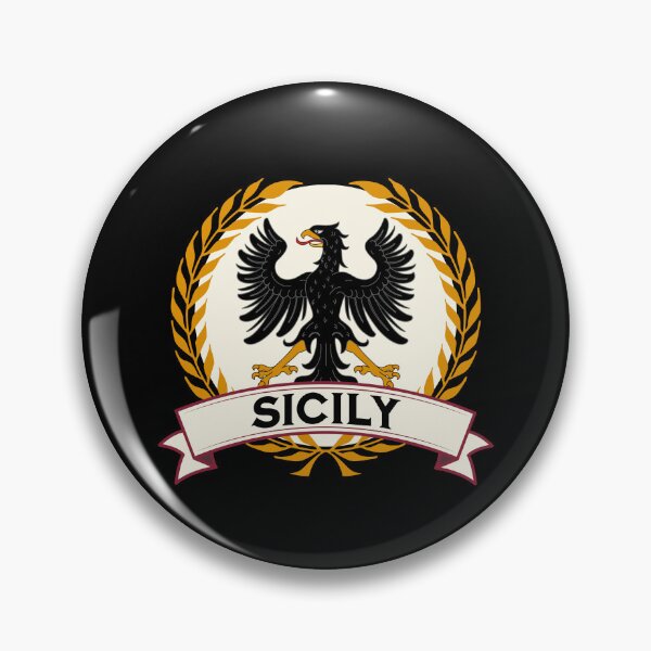 Item preview, Sicily Heraldry - The Kingdom of Sicily Coat of Arms designed and sold by Agema Apparel.