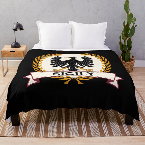 Item preview, Sicily Heraldry - The Kingdom of Sicily Coat of Arms designed and sold by Agema Apparel.