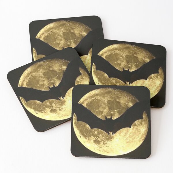 Item preview, Bat merging with the moon on a quite night  designed and sold by AkkoAkko.