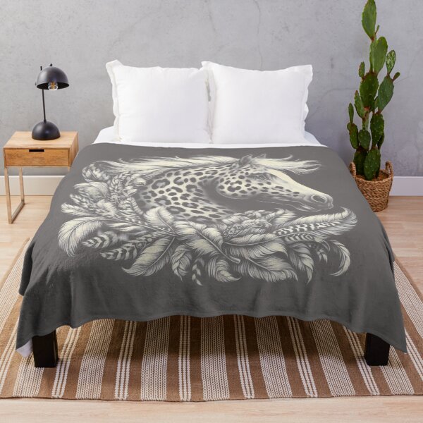 Item preview, Horse head with leopard pattern designed and sold by sinemsworld1.