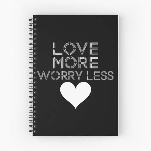 Item preview, Love More Worry Less designed and sold by artchic4you.