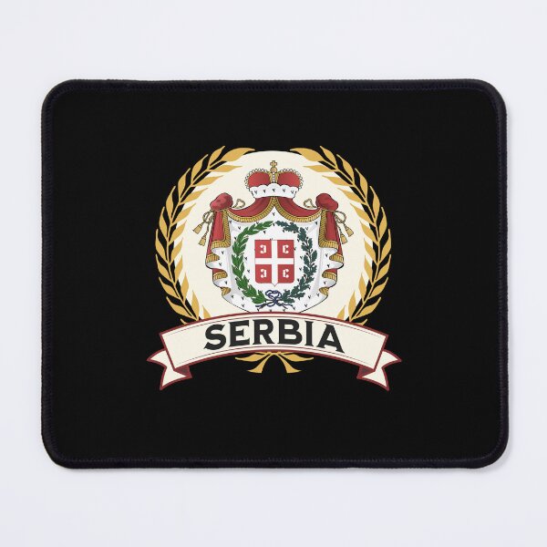 Item preview, Serbia Coat of Arms -Serbian Empire Heraldry designed and sold by Agema Apparel.