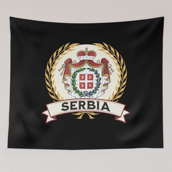 Artikelvorschau, Serbien -Wappen -Serbian Empire Heraldik entworfen und verkauft von Agema Apparel.