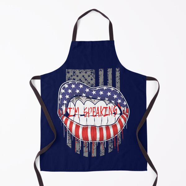 Item preview, im speaking USA Flag Lips Kamala Harris For President 2024 designed and sold by ShirtzTonight.