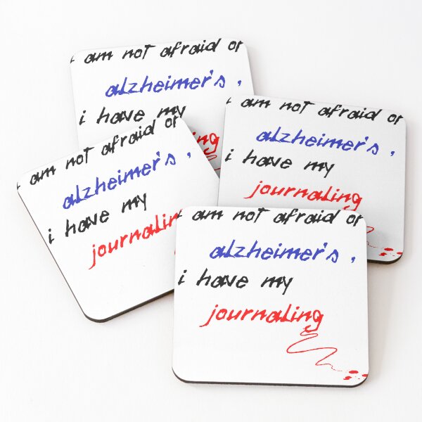 Item preview, My Journaling .I am not afraid of Alzheimer's i have My Journaling designed and sold by TuyaArts.