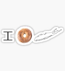 I Love (Bagel) Long Island Sticker
