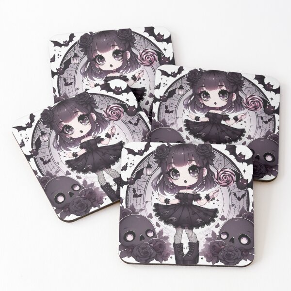 Item preview, Lollipop Kawaii Anime Goth Girl designed and sold by StickyGuys.