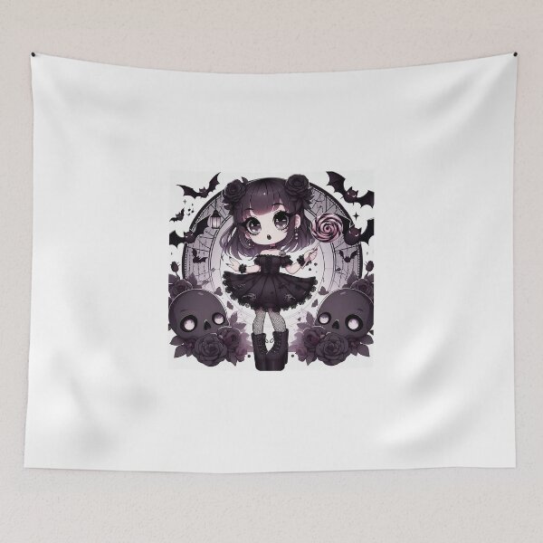 Item preview, Lollipop Kawaii Anime Goth Girl designed and sold by StickyGuys.