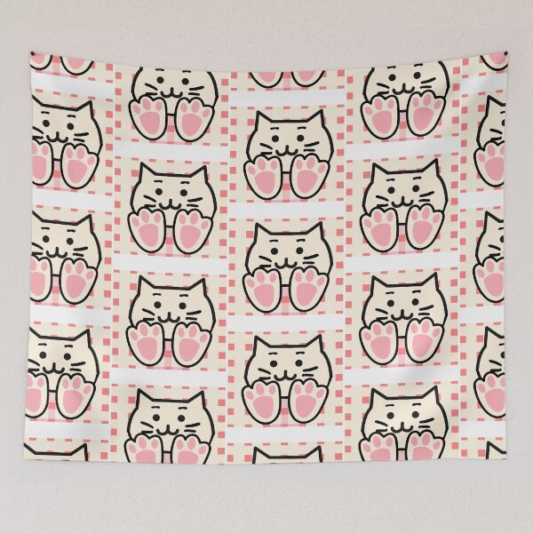 Item preview, Tablecloth Cat designed and sold by Luisalaspu.