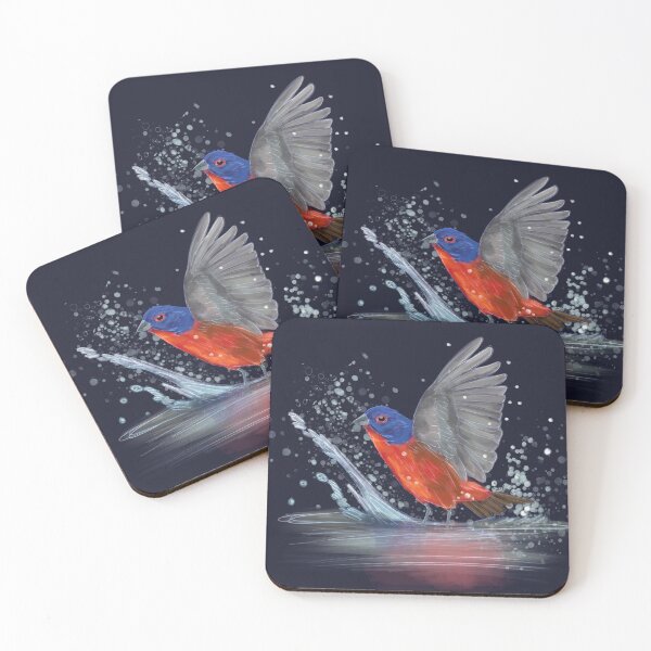 Item preview, tanager bird designed and sold by Kathrush.
