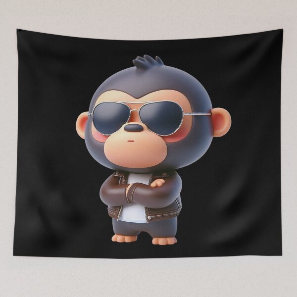 Item preview, Cool monkey designed and sold by sinemsworld1.