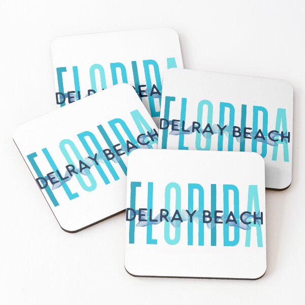 Item preview, Delray Beach Florida (Ocean Split) designed and sold by Whackadoodletee.