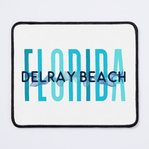 Item preview, Delray Beach Florida (Ocean Split) designed and sold by Whackadoodletee.