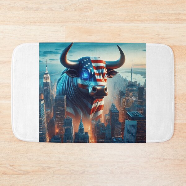 Item preview, Bull of the American Skyline designed and sold by LeStudioSHB.