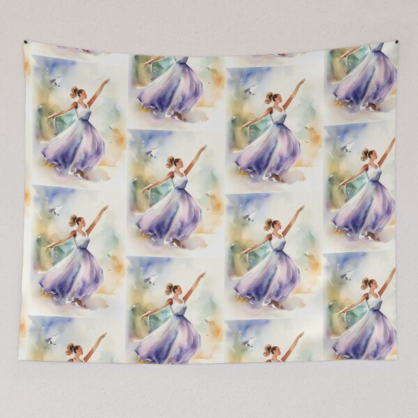 Item preview, Elegant Dance: A Watercolor Study designed and sold by KilianSzmid.
