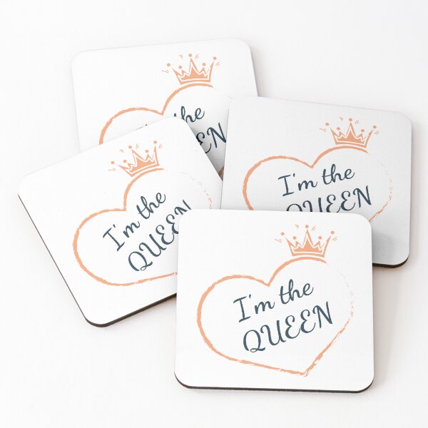 Item preview, Pink heart with crown - I am the queen designed and sold by Deepness2023.