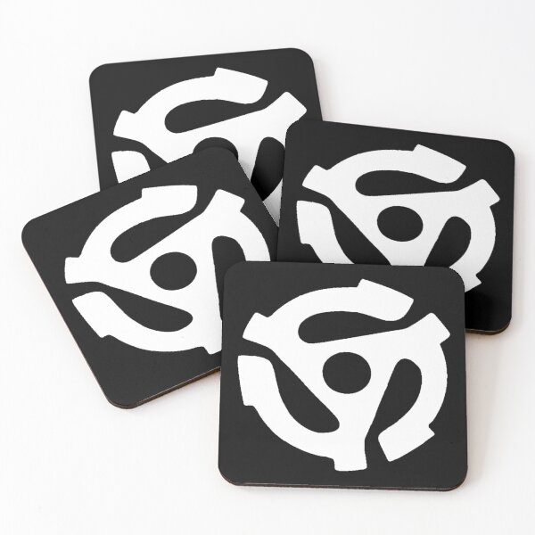 Item preview, 45 rpm Record adapter - White  designed and sold by Bad Zombie .