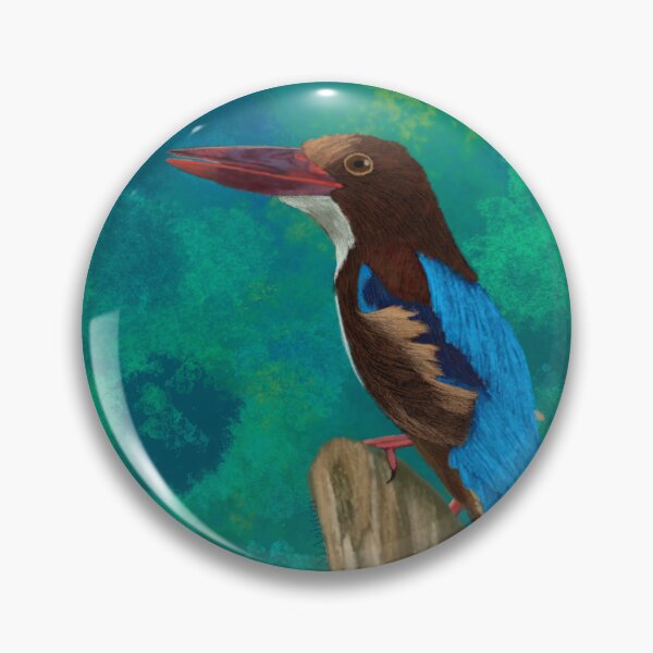 Item preview, White-Throated Kingfisher designed and sold by LM-Ashton.