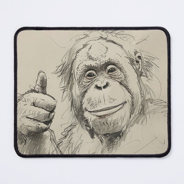 Item preview, Orangutan Thumbs Up designed and sold by Ellimade.