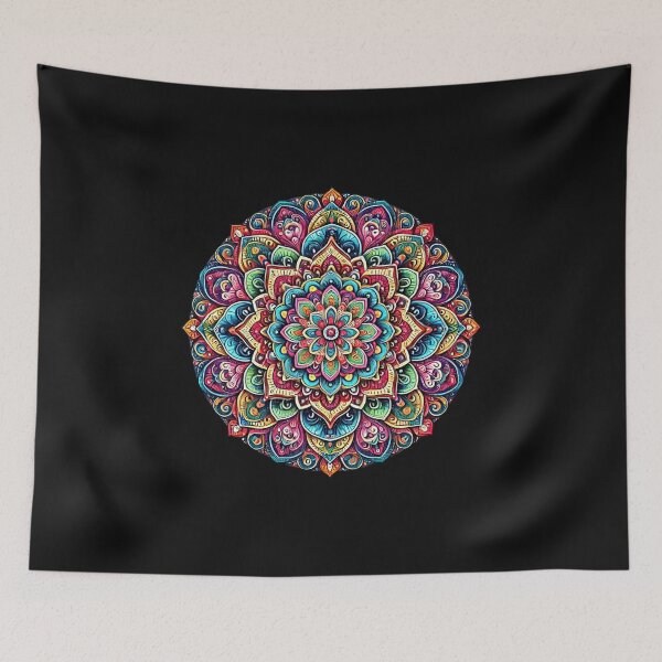 Item preview, Radiant Spectrum Mandala designed and sold by GlassPenny.