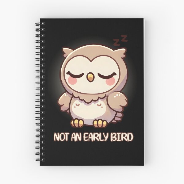Item preview, Not an early bird Cute Owl designed and sold by Mini Pandas.