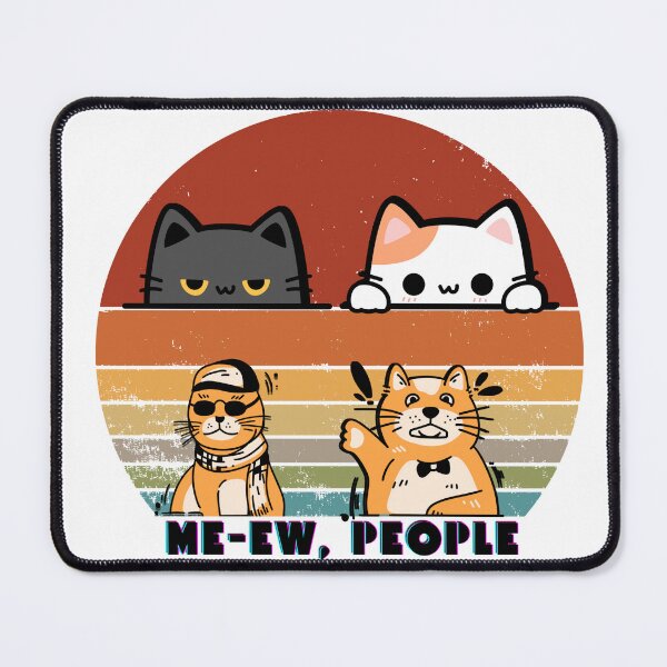 Item preview, Funny cool retro and vintage cats compilation design. designed and sold by PixelPizzazz.