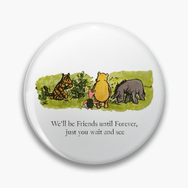 Item preview, Classic Vintage Original Pooh Bear Watercolor Friendship Quote designed and sold by PoohsCompany.