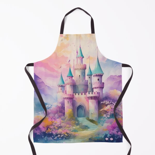 Item preview, Fairytale Castle Pastel Make Believe Girl's Pink Castle designed and sold by EnchantedWishes.