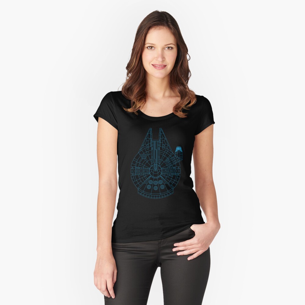 Vista previa del artículo con la obra «Camiseta entallada de cuello ancho», diseñado y vendido por LegendaryLonk.