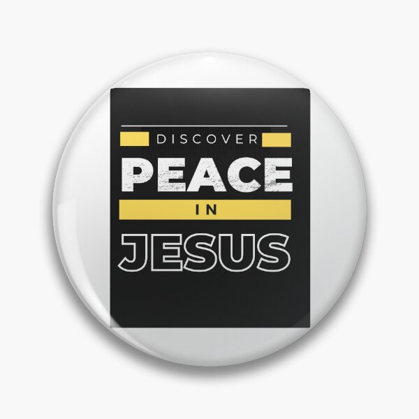 Item preview, Discover Peace in Jesus black & Yellow designed and sold by Sakoz.