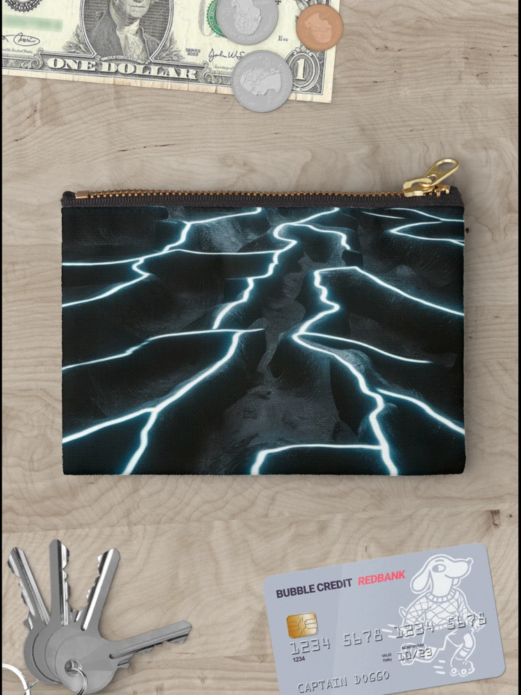 Thumbnail 3 of 4, Zipper Pouch, Blue Ridges designed and sold by McHashDesigns.