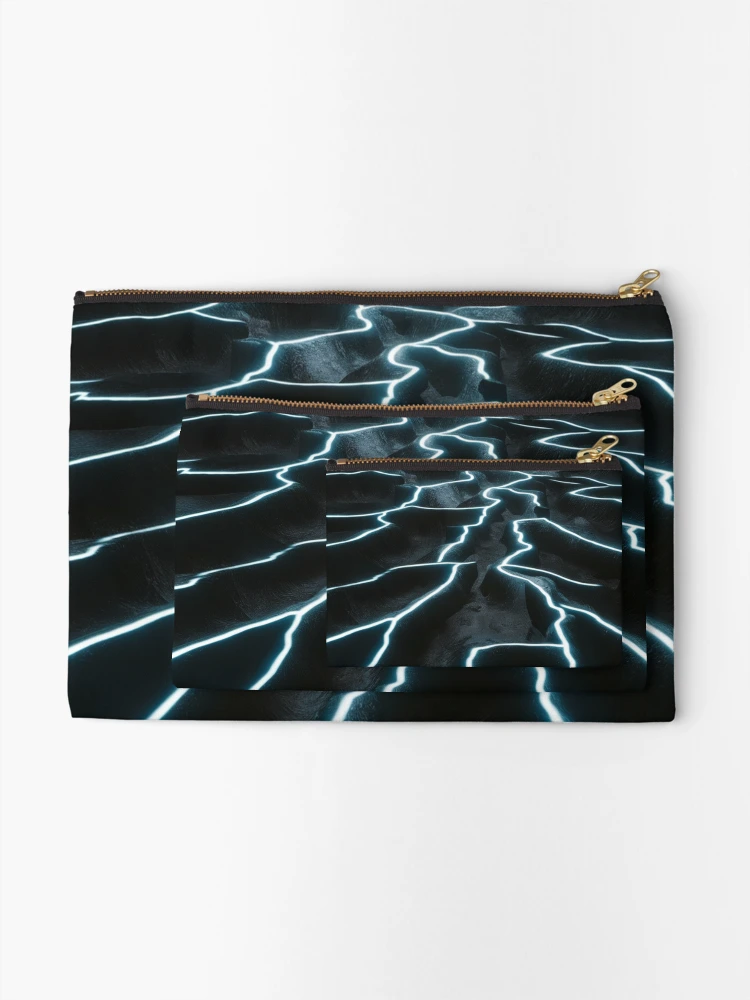 Thumbnail 2 of 4, Zipper Pouch, Blue Ridges designed and sold by McHashDesigns.