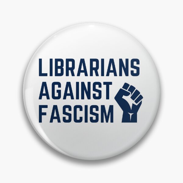 Item preview, Librarians Against Fascism (Navy) designed and sold by eakamper.