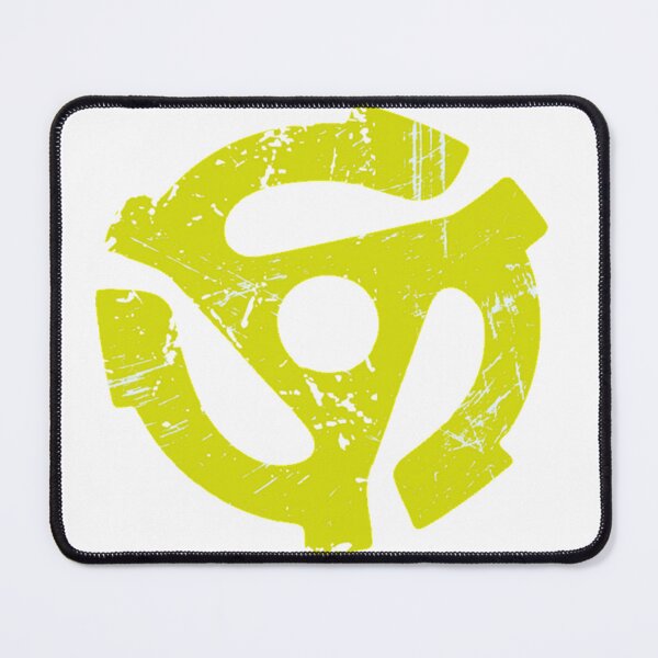 Item preview, 45 rpm Record adapter - Neon Yellow designed and sold by Bad Zombie .