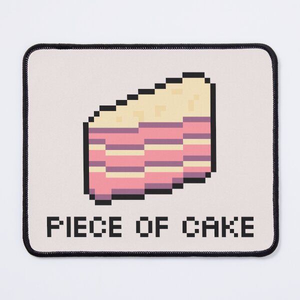 Item preview, delicious pink cake pixel art designed and sold by helixter.