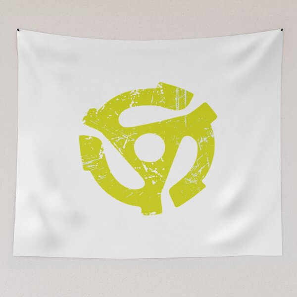 Item preview, 45 rpm Record adapter - Neon Yellow  designed and sold by Bad Zombie .