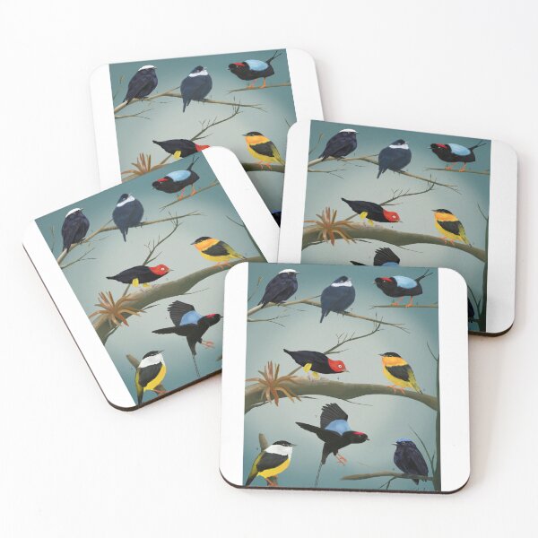Item preview, manakins birds designed and sold by Kathrush.