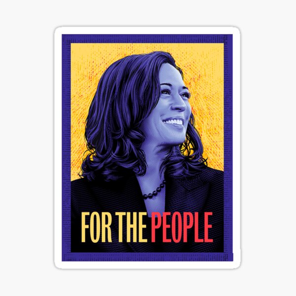 Item preview, kamala harris for the people campaign poster, brat summer harris for president  designed and sold by jessicaleah15.