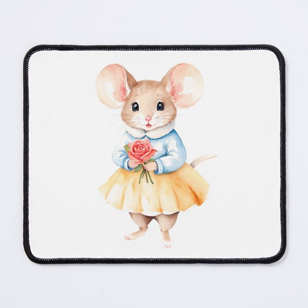 Item preview, Playful Watercolor Mouse designed and sold by Victoria Riabov.