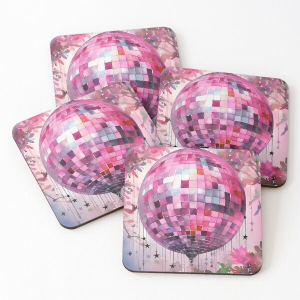Item preview, Mirrorball Pink Glitterball Disco Ball designed and sold by EnchantedWishes.